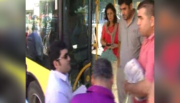 Bursa'da otobüste bıçaklı dehşet