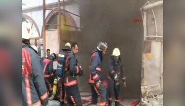 İstanbul'da fabrika yangını
