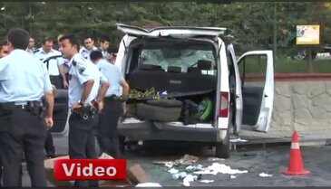 İki polis aracı çarpıştı: 5 yaralı