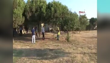 Ağaçlık alanda asılı halde bulundu
