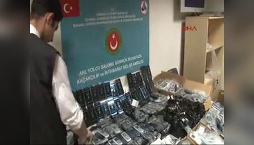2 bin adet cep telefonu gümrüğe takıldı