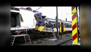 İsviçre'de tren kazası