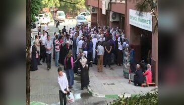 Sevgi market bayram oncesi sevindirdi