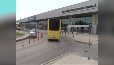 Bursa'da terminalde bayram yoğunluğu