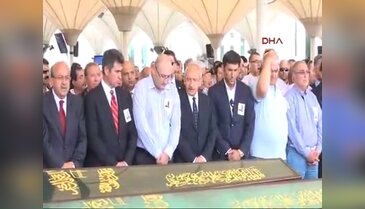 Kılıçdaroğlu cenaze töreninde