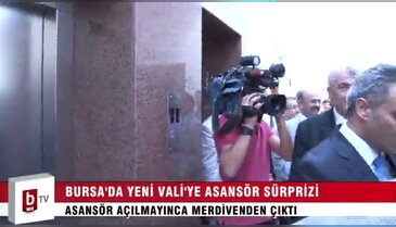 Yeni Vali Karaloğlu'na asansör sürprizi!
