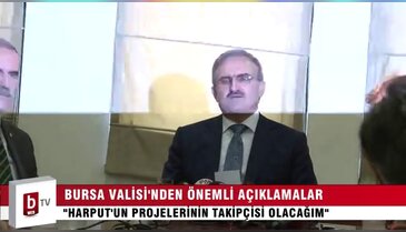 Bursa Valisi'nden önemli açıklamalar