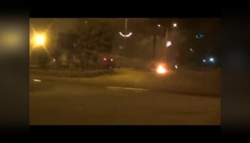 Cizre'de olaylı gece