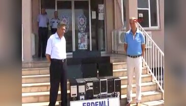 Belediyenin bilgisayarlarını çalan hırsızlar yakalandı