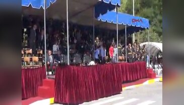 Helikopter çadırları yıktı