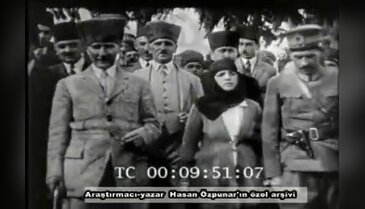 Atatürk'ün, Dumlupınar'da çekilen görüntüleri ortaya çıktı