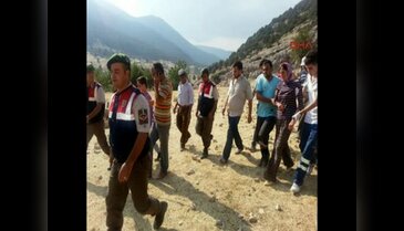 Koca dayağından kaçtı, üç gün dağda yaşadı