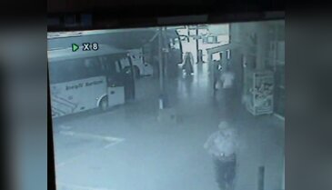 İnegöl'de otobüs, terminale girdi