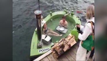 Jakuzi kayık keyfi modası