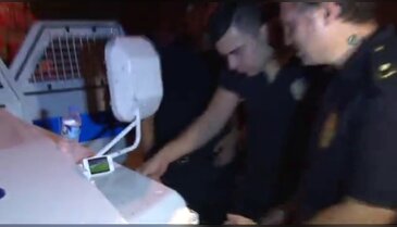 Çevik kuvvet milli maçı böyle izledi