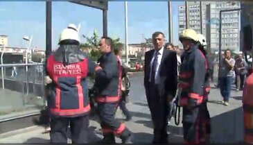Türkiye’nin en yüksek binasında korkutan yangın