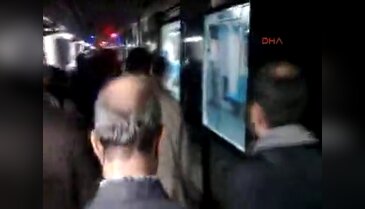 Marmaray'da elektrik kesintisi