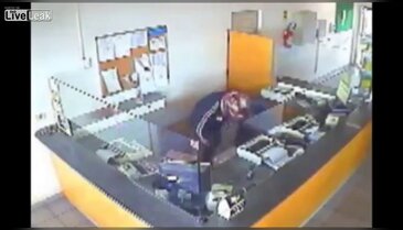Soyguncu polis tarafından vurularak öldürüldü