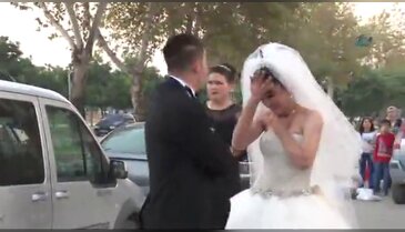 Gelin ve damada hırsız şoku
