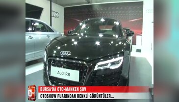 Bursa'da 'oto-manken' şov