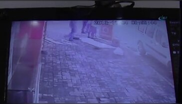 Kadına şiddet kamerada