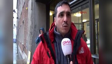 Yağmur altında eylem yaptılar