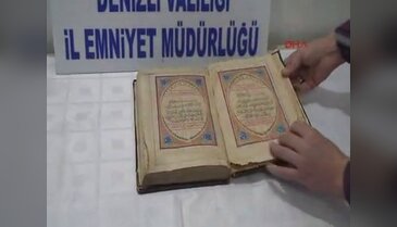 250 yıllık Kuran-ı Kerim ele geçirildi