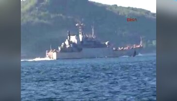 Çanakkale Rus savaş gemileri geri dönüyor