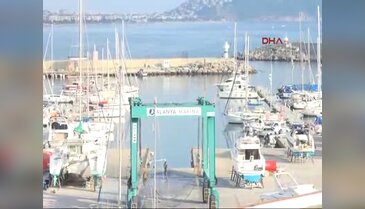 Alanya Marina yatçıların kışlama merkezi