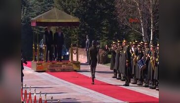 Aliyev Çankaya Köşkünde