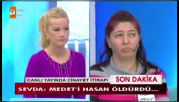 Canlı yayında cinayet itirafı