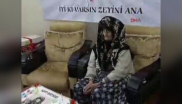 Zeyini nineye 120 yaş sürprizi