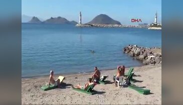 Bodrum'da tatile devam