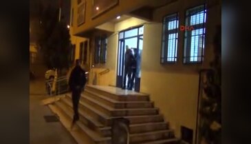 Lüks araçta yapılan arama kamerada