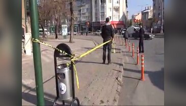Şüpheli poşet fünye ile patlatıldı