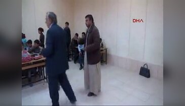 Suriyeli çocuklar için sınıf oluşturuldu