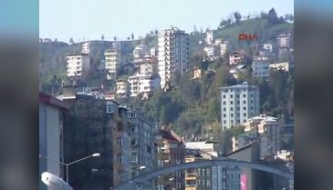 Rize'de çökme tehlikesi