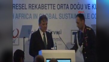 Gül'e prompter sürprizi