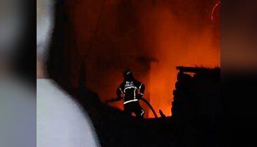 Bursa'da korkutan çöp yangını