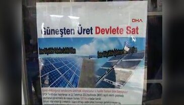 Güneşle elektrik faturasını sıfırladı