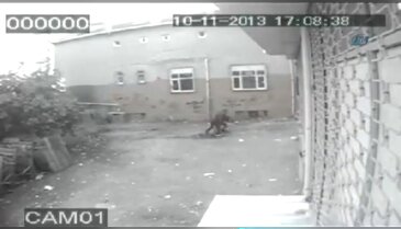 Tinerci dehşeti kamerada