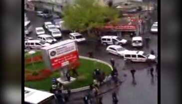 Yıkımda silah sesleri