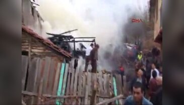Ahır yandı, 3 hayvan yanarak telef oldu