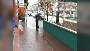 Bursa'da sağanak yağmur