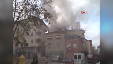Ümraniye'de yangın paniği