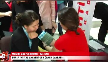 Bursa'da memur adaylarından taze kan