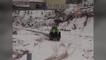 Bolu Kartalkaya beyaza büründü