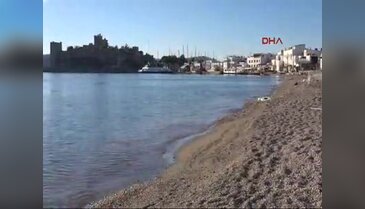 Bodrum'da güneş yüzünü gösterdi