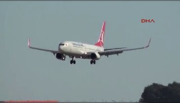 THY uçağı faciadan döndü