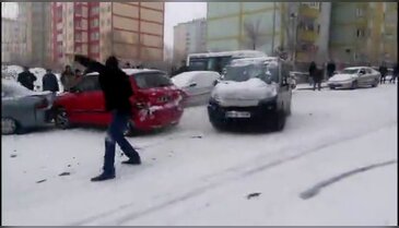 Trafik kazaları kamerada